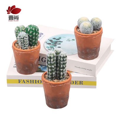 Artificial PU Cacuts With Cement Pot