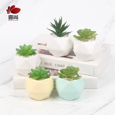 Artificial Plant With Ceramic Pot