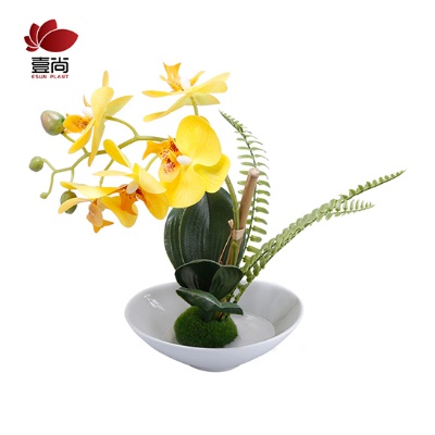 Artificial Flower With Ceramic Pot