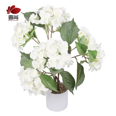 Artificial Flower With Plastic Pot