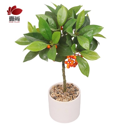 Artificial Plant With Plastic Pot