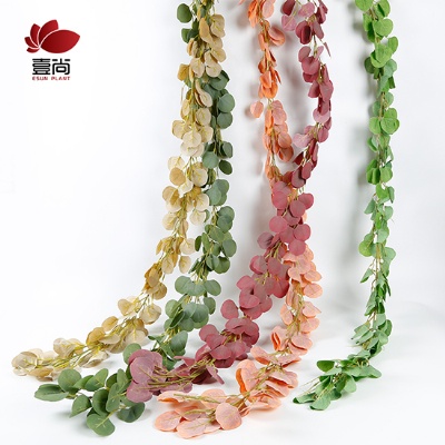 Artificial Eucalyptus Garland Artificial hanging plant eucalyptus Garland Greenery Wedding Backdrop Arch Wall Deco