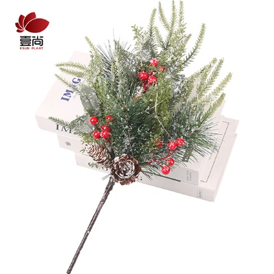 Christmas wreath holiday decoration Christmas cypress red fruit ring window layout rattan shopping mall site layout