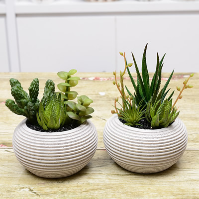 Artificial succulent plant