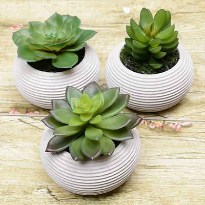 Artificial succulent plant